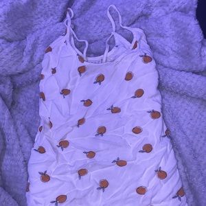 Fruit print cami top